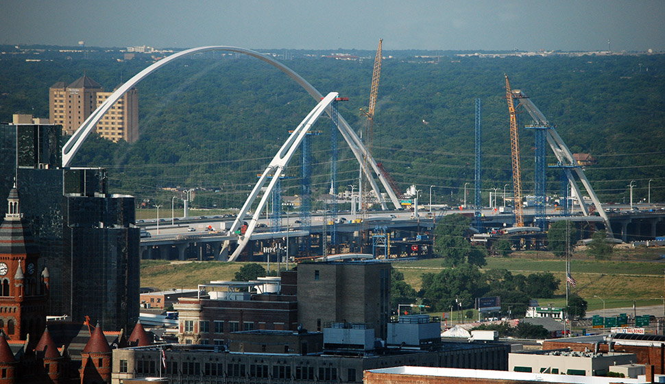 A section of Interstate 30 would be moved south to near Fair Park under the CityMap proposal. (Photo by Lance Murray)