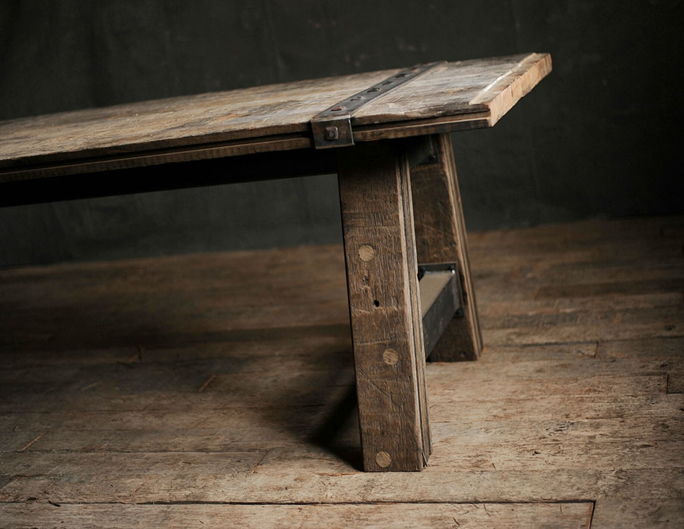 Furniture made by Boxcar Revival.