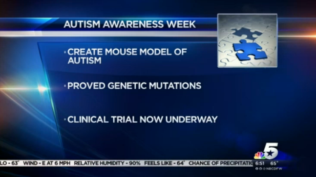 Autism Awareness Week: Dallas Scientists Make Gains in Autism Research | www.nbcdfw.com