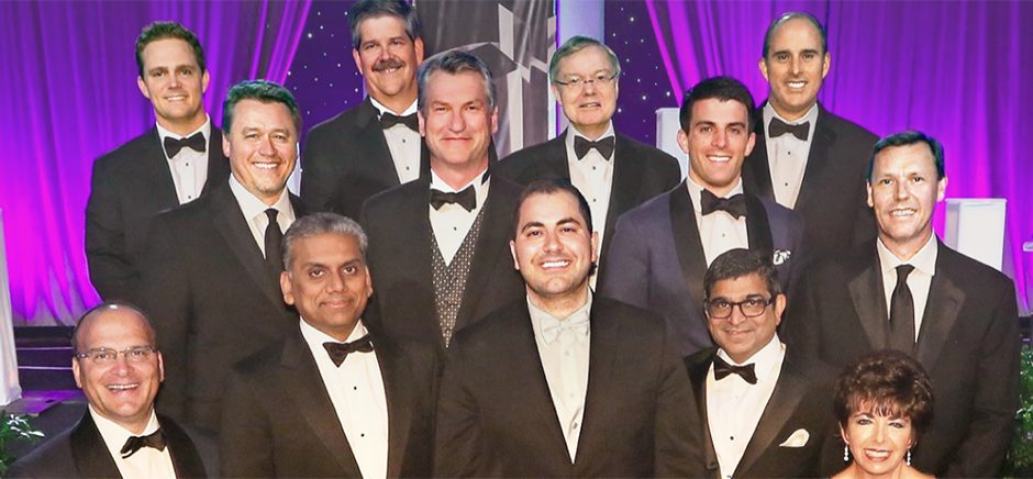 Dialexa co-founders Scott Harper,CEO, (upper left) and Mark Haidar, Chairman, (center) win EY Emerging Technology Entrepreneurs of the Year 2016 Southwest Award.