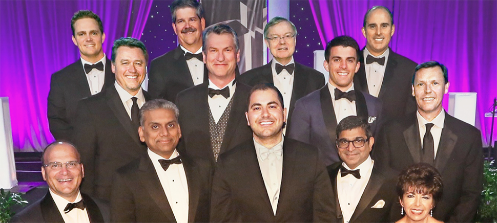 Dialexa co-founders Scott Harper,CEO, (upper left) and Mark Haidar, Chairman, (center) win EY Emerging Technology Entrepreneurs of the Year 2016 Southwest Award.
