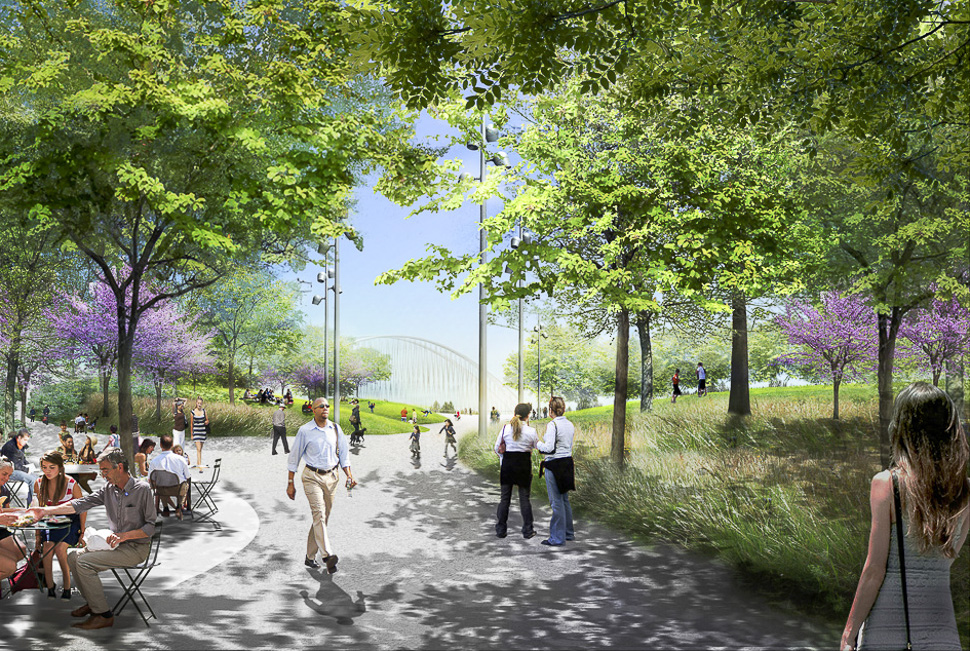 Trinity River Park concept