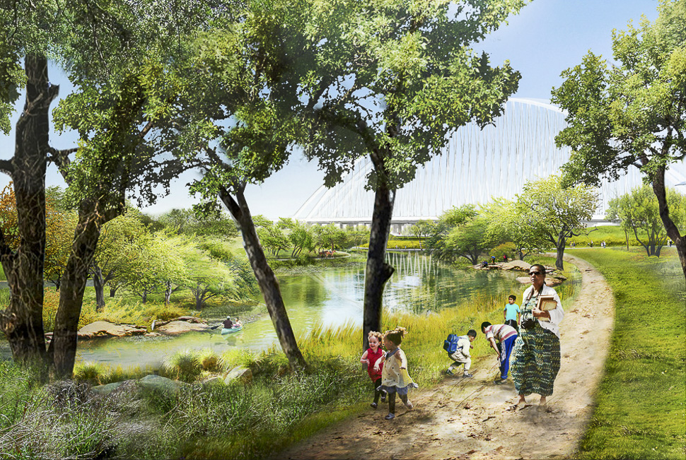 Trinity River Park concept
