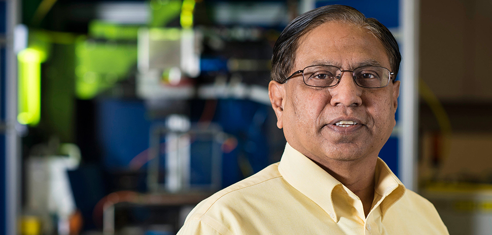 Narendra Dahotre, University Distinguished Research Professor in UNT’s Department of Materials Science and Engineering [Photo: Courtesy of UNT]