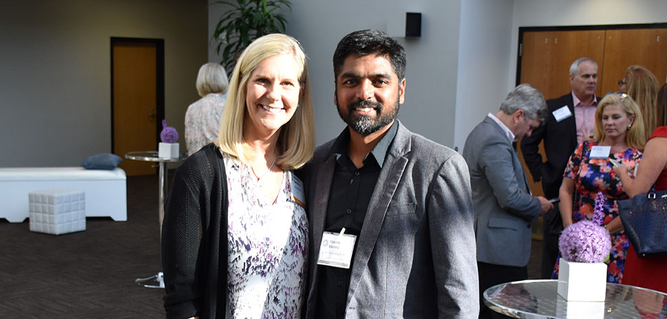 Michelle Sheffield, BenefitMall CIO and Pankaj Kampli, YASH Technologies, Inc. Director of Client services 