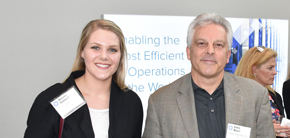 Brooke Burnett, Epitec Technical Recruiter and Chris Boult, Greyhound Lines, Inc CIO