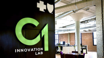 Blue Cross Blue Shield C1: Innovation Lab in the West End Dallas, Texas. Photo by Quincy Preston for Dallas Innovates.