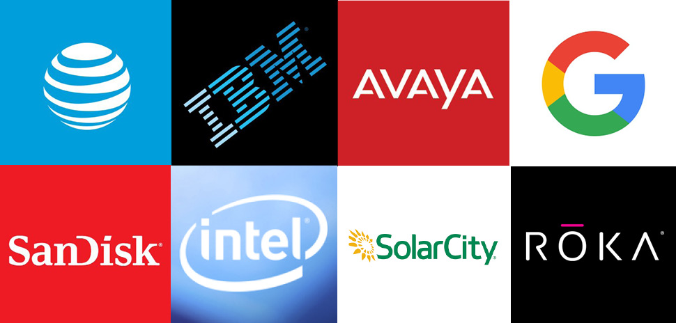 Patents were granted to AT&T, IBM, Avaya, Google, SanDisk, Intel, SolarCity, ROKA Sports, and more.