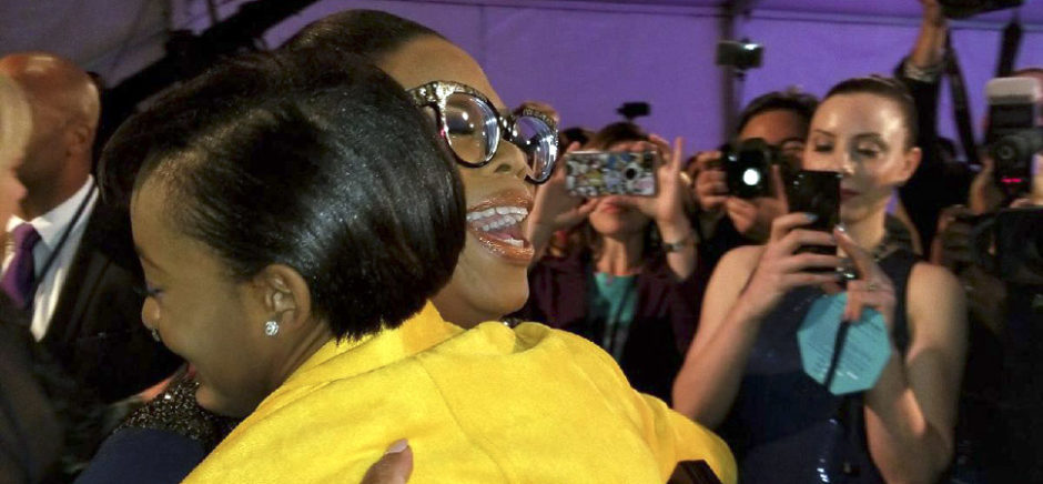 Ciara Boniface with Oprah Winfrey