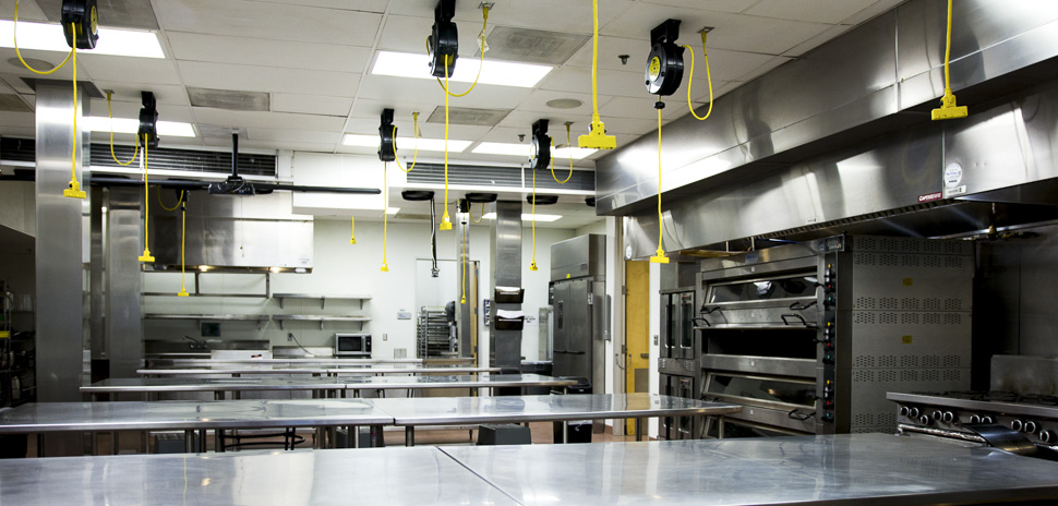 Pilotworks has eight shared kitchen spaces.