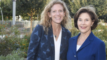 Texan by nature Executive Director Joni-Carswell and founder Laura Bush
