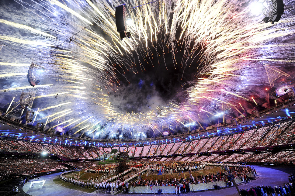 Opening Ceremony of the London 2012 Olympic Games at the Olympic Stadium on July 27, 2012 in London, England. (Photo by Laurence Griffiths/Getty Images)