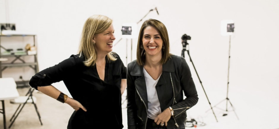 Shelly Slater (right) and her sister Jodie Hastings (left) co-founded The Slate as a female-focused coworking workspace. [Photo: Courtesy Shelly Slater]