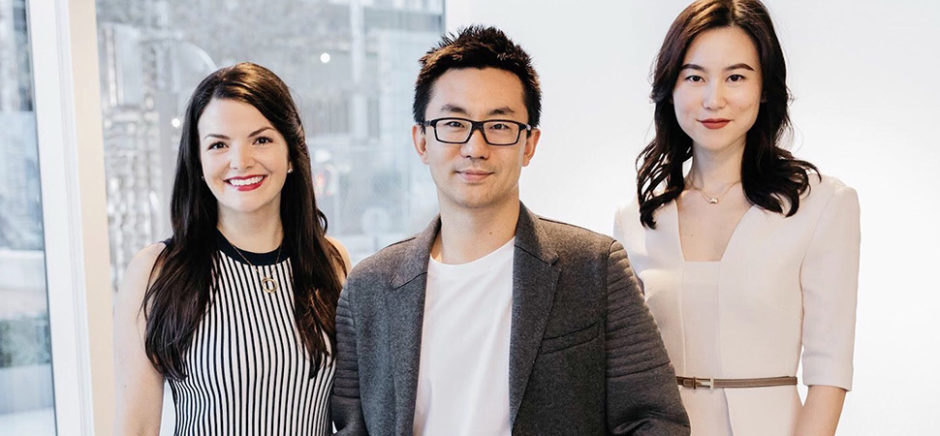 modesens The ModeSens leadership team—(from left) CMO Krystle Craycraft, CEO Brian Li, and Fashion Director Jing Leng—recently moved to Dallas.