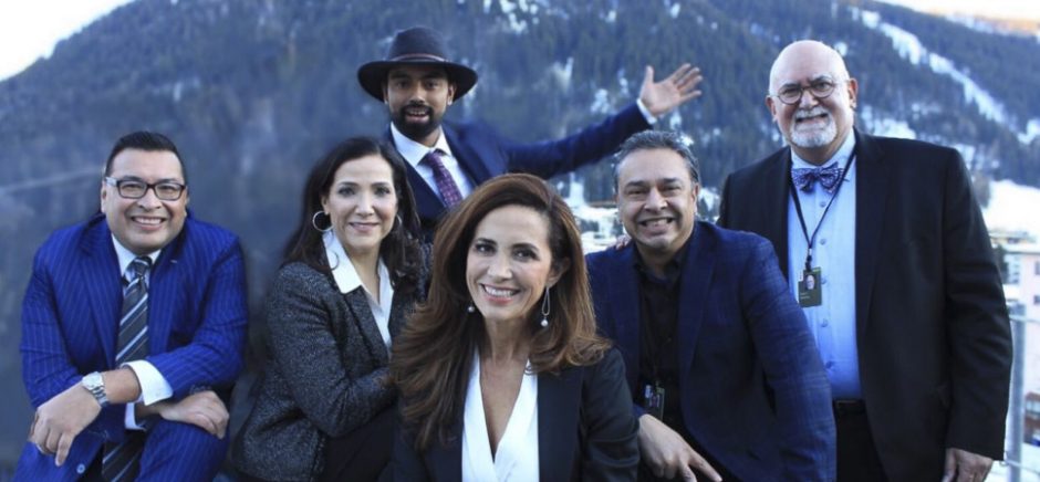 From left: Dr. Robert Rodriguez, President, DRR Advisors; Raquel Tamez, CEO, Society of Hispanic Professional Engineers; Marty Martinez, Founder & CEO, Social Revolt Agency; Claudia Romo Edelman, Founder, We Are All Human Foundation; Jesse Martinez, Founder, Latino Startup Alliance; Miguel Alemany, Chair of the Board, Society of Hispanic Professional Engineers [Photo: Courtesy Marty Martinez]
