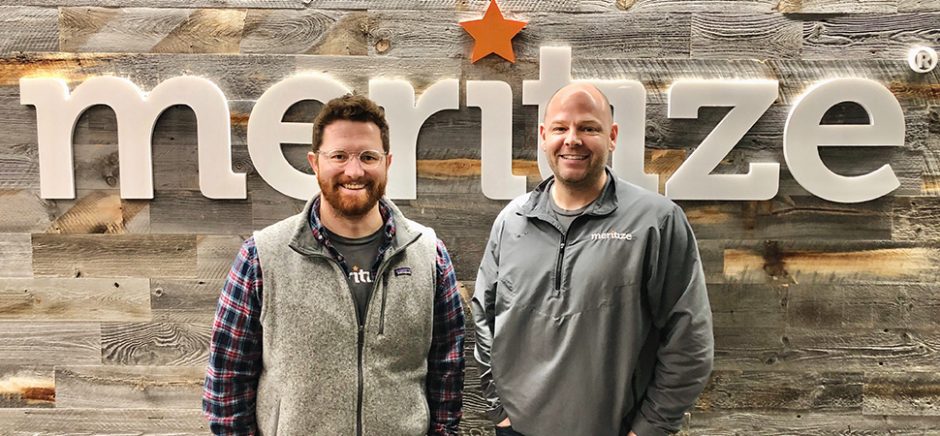 Founded in 2016 by Chief Executive Officer Chris Keaveney (right) and Chief Credit & Analytics Officer Phillip Stegner, the fast-growing education lender has raised a total of $23.4 million in funding, according to Crunchbase. [Photo via Meritize]