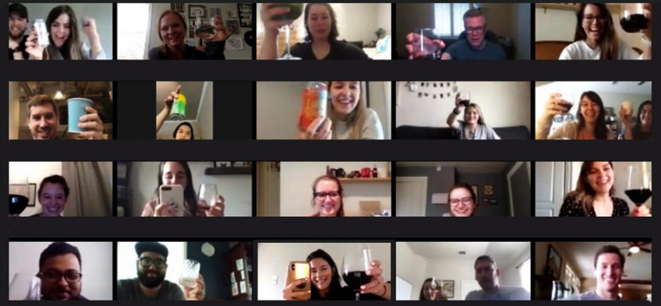 a virtual wine down Wednesday at Common Desk