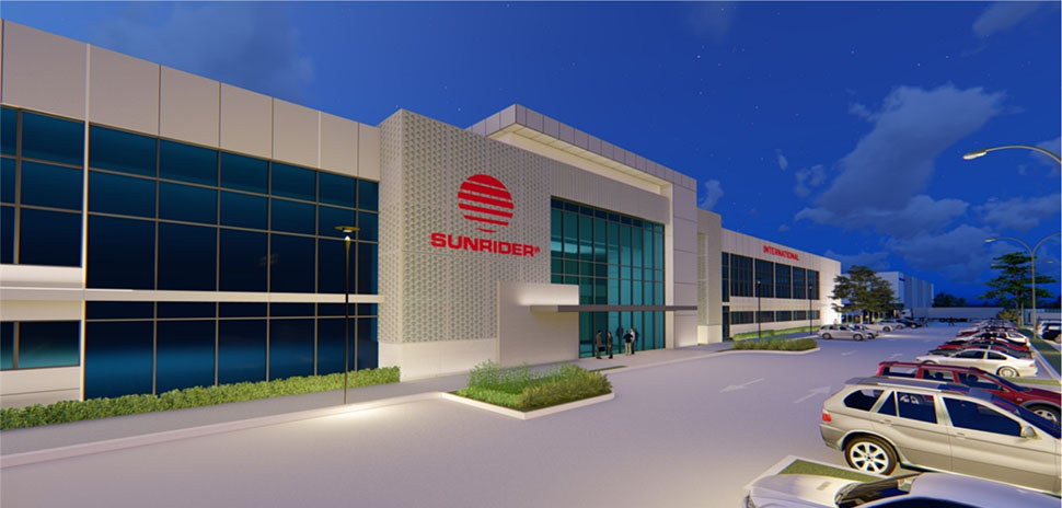 Sunrider International will be the anchor tenant at Midlothian Business Park. The company is moving its manufacturing and R&D operations from Torrance, CA, to the industrial park. [Image: Conlon & Co.]