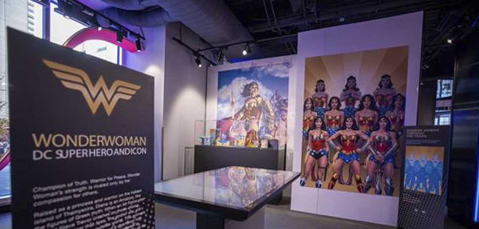 AT&T Discovery District Wonder Woman 1984 Augmented Reality - 5g AR AT&T store