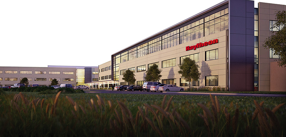 Raytheon's new campus will be secured by a 6-foot fence and have 24-hour manned guard shacks at all three entrances.