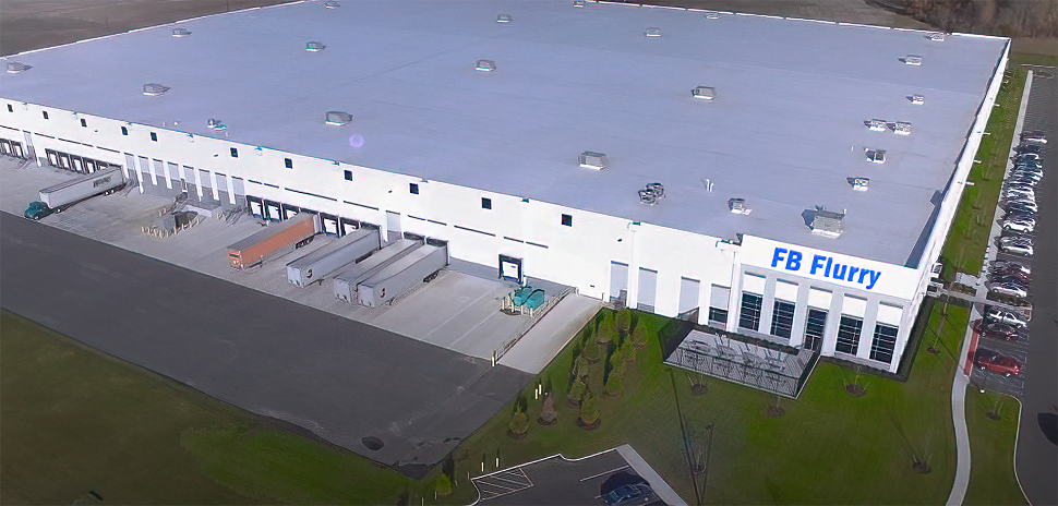 Flurry has four US fulfillment centers, including two in Dallas along with a New Jersey (above) and Utah center. It also runs a center in Queretaro, Mexico. [Image: video screenshot]