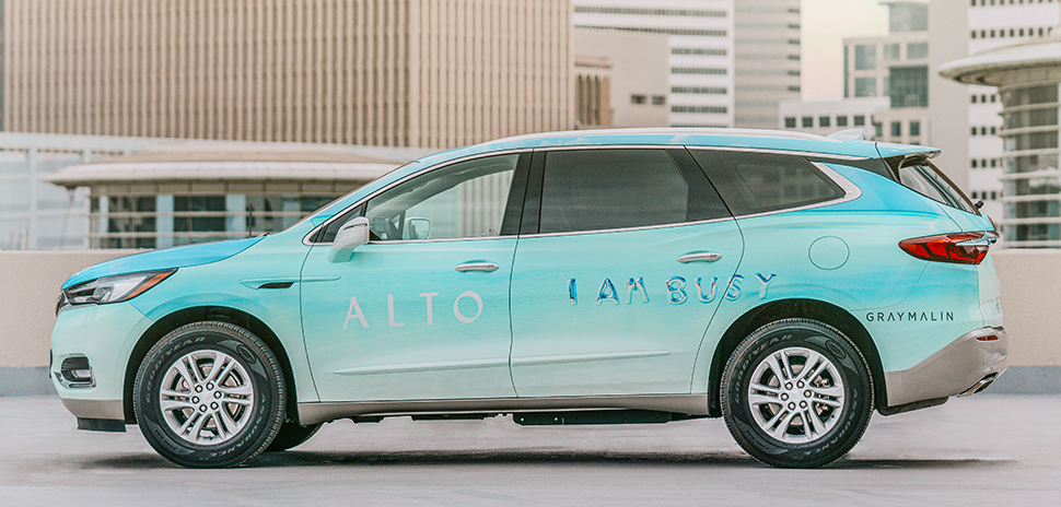 Luxe Rideshare Company Alto Debuts Its First Art Car in Houston