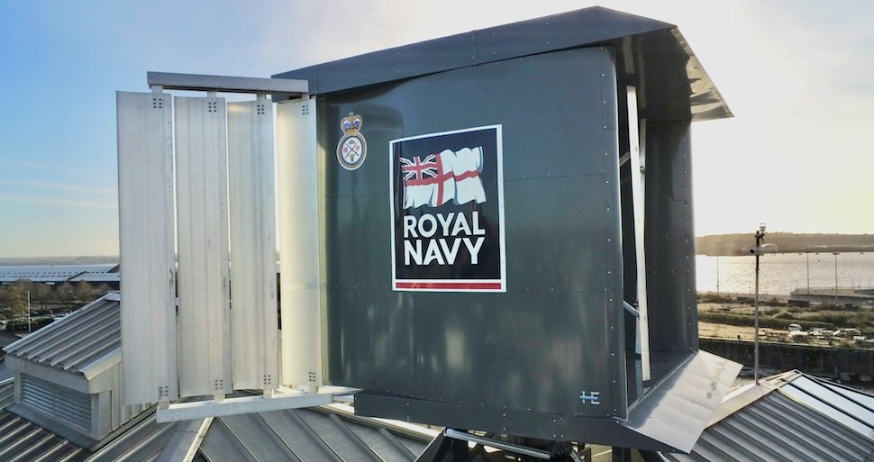 A Royal Navy building is first in the UK to install Dallas-based Hover’s wind-powered microgrid » Dallas innovates