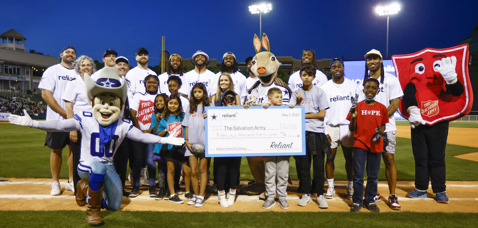 Dallas Cowboys Players Swung For Fences At 2023 Reliant Home Run Derby