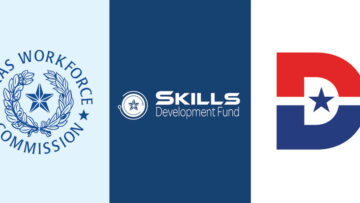 Dallas College and Gainwell Technologies have been awarded grants totaling $1,045,269 from the Texas Workforce Commission and the U.S. Department of Labor to provide advanced training through Dallas College for more than 500 employees at Irving-based Gainwell. Logos pictured.