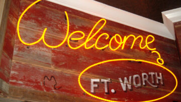 Welcome to Fort Worth, Texas sign