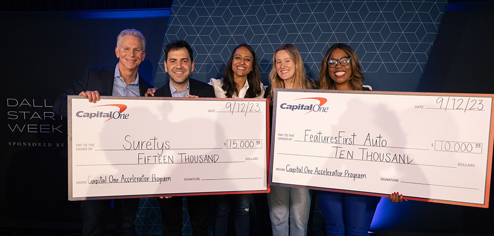 Capital One Accelerator Program 2023 Winners Suretys and FeaturesFirst Auto