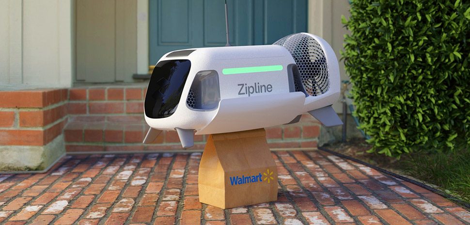 Zipline, along with Wing, will power Walmart's drone delivery service in Dallas-Fort Worth.