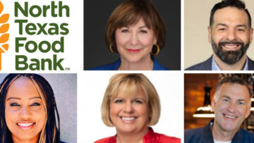 Photo collage of North Texas Food Bank new board members.