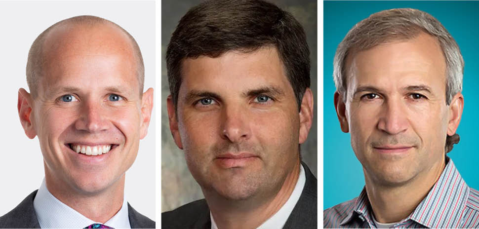 Headshots of Ben Lowe, Kevin Ooley, Raul Martynek