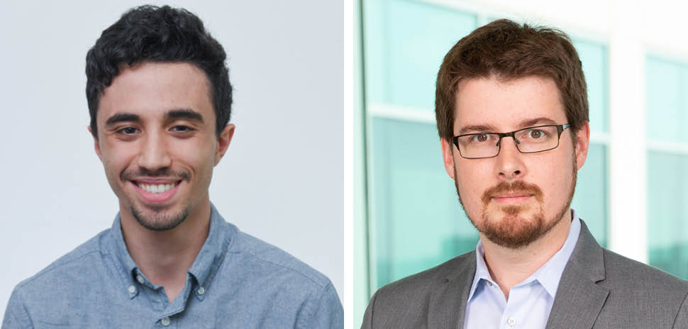 Sina Khorsandi, left, and Jacques Lux headshots
