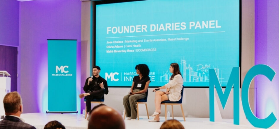 Stage event at MassChallenge event