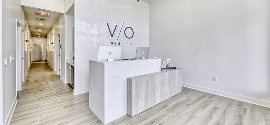 Spa reception area
