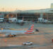 American Airlines plane at gate