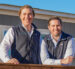 Ben Halliday (left) with Jordan Bucy