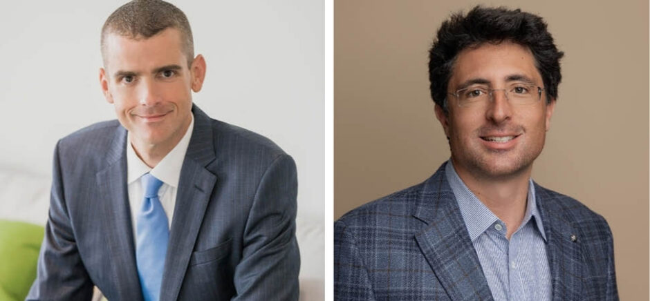 James Winebrenner left and Niccolo de Masi headshots