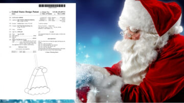 Patent page and Santa